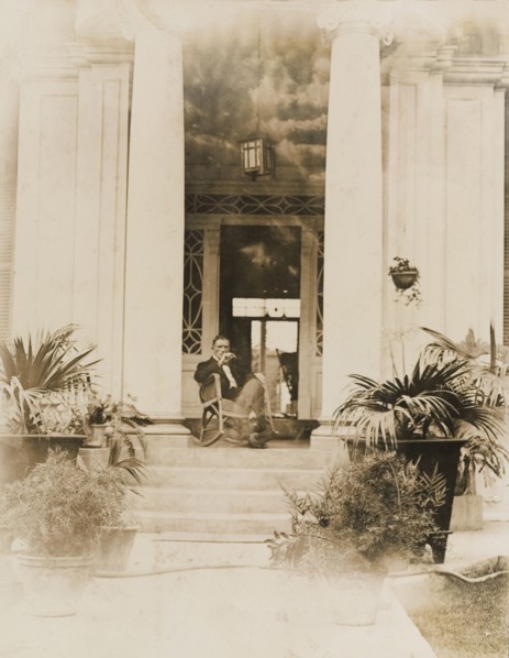 Archie Cooper reclines in a rocking chair. Archie Cooper, Chief Executive Officer of the Peruvian