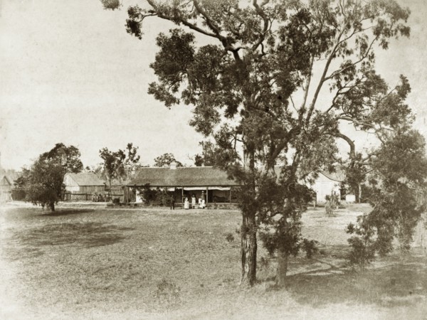 Homestead at 'Kurrowah'. Homestead of 'Kurrowah' pastoral station, near Cecil Plains. Toowoomba,