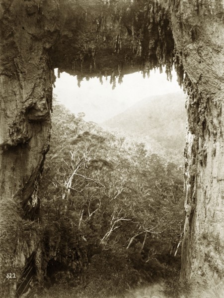 Carlotta Arch at the Jenolan Caves. Carlotta Arch at the Jenolan Caves located in the Blue