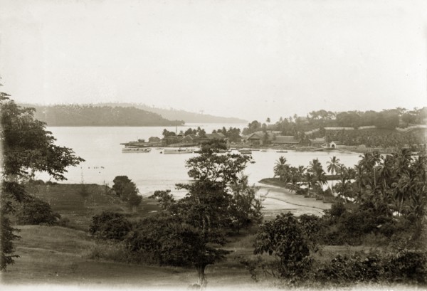 Port Blair, Andaman Island. View across the bay at Port Blair on the Andaman Islands. Port Blair,