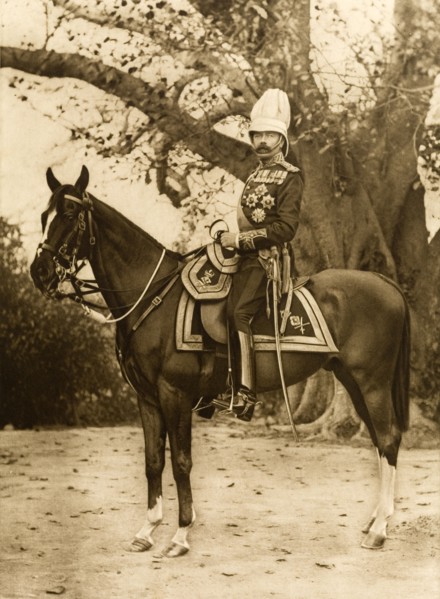 Lord Kitchener in India. Portrait of Lord Kitchener (1850-1916), Commander-in-Chief in India,