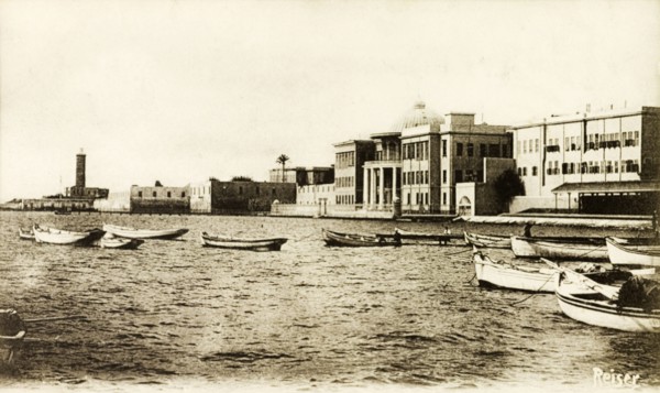 Palace of Ras-El-Tin. View of the Palace of Ras-El-Tin, built on Egypt's Mediterranean coastline.