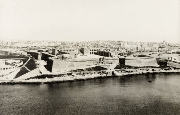 Fort Manoel, Malta. View of Fort Manoel, a 'star' fort located on Malta's Manoel Island in the