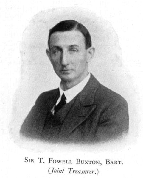 Sir Thomas Fowell Buxton. Portrait of Sir Thomas Fowell Buxton (1889-1945), fifth Baronet of