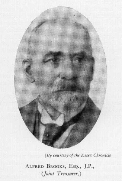 Alfred Brooks. Portrait of Alfred Brooks, at the time of this photograph, a Joint Treasurer for the