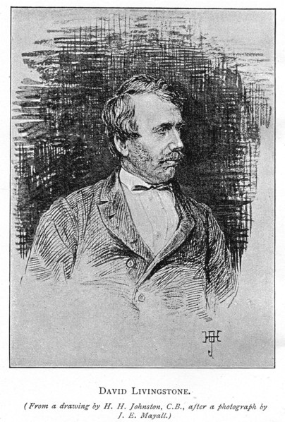 David Livingstone. Portrait of David Livingstone (1813-1873), the Scottish explorer who became