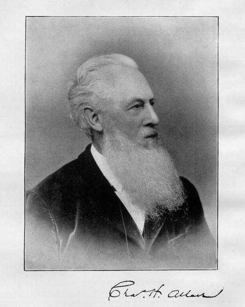 Charles H. Allen. Signed portrait of Charles H. Allen, an English Secretary of the British &
