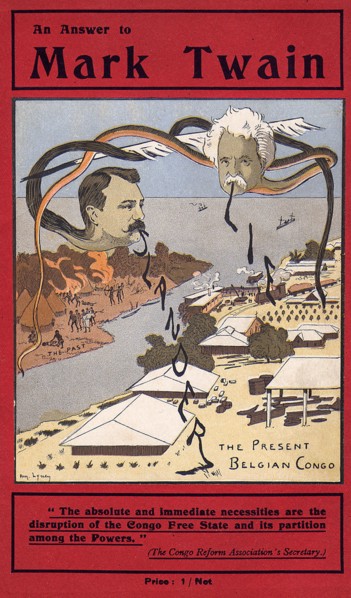 An Answer to Mark Twain'. The cover of 'An Answer to Mark Twain', a piece of propaganda issued by