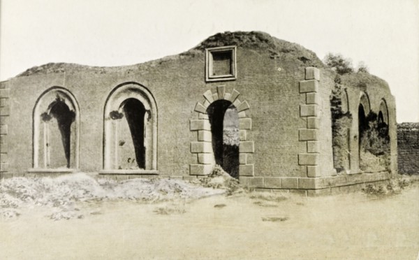 The 'Mahdi's' tomb at Omdurman. The remains of Muhammad Ahmad Allah's tomb, destroyed by British