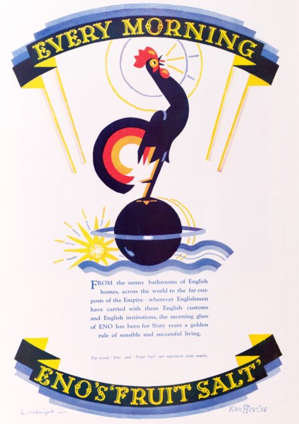 "Every Morning, Eno's Fruit Salt". A full-page advertisement for 'Eno's Fruit Salt', taken from the