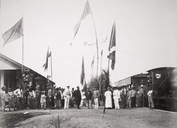 A new Nigeria Railways station at Ibadan. Opening ceremony for a new Nigeria Railways station at