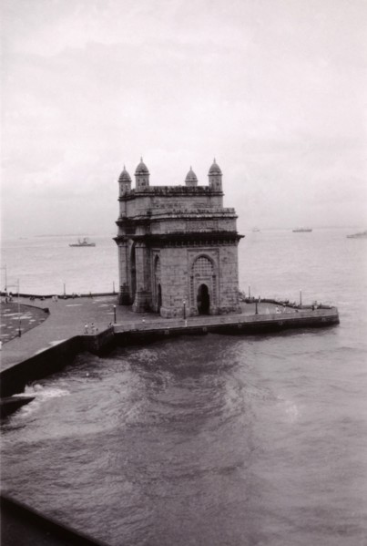 The Gateway of India, Bombay. View of the Gateway of India, situated on the waterfront of Bombay