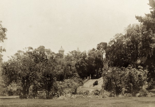 Government House through the trees, Perth. A glimpse of Perth's Government House, seen through the