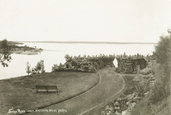 View of the Swan River, Perth. View of the Swan River, taken from Perth's National Park. Perth,