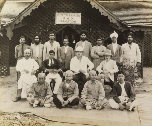 Public Works Department Irrigation Engineers. Burmese irrigation engineers pose in front of the