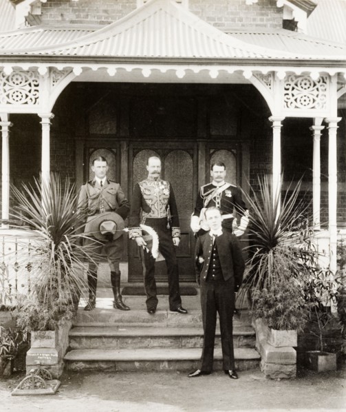 Sir Arthur Lawley before Legislative Council. Sir Arthur Lawley (1860-1932), Lieutenant Governor of