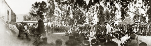 Sir Arthur Lawley meets the Queen Regent of Swaziland. Sir Arthur Lawley (1860-1932), Lieutenant