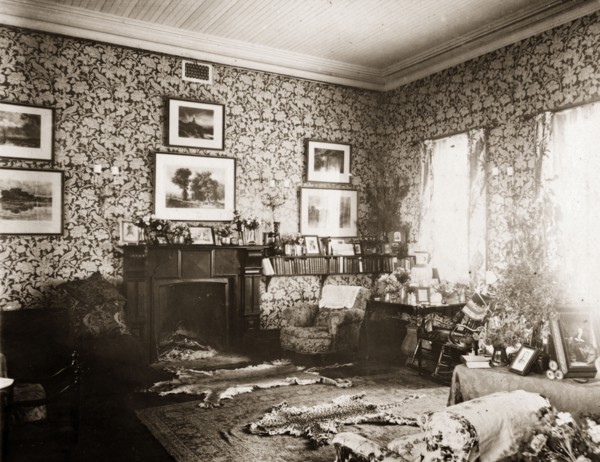 Drawing room of Government House, Bulawayo. The drawing room at Bulawayo's Government House,