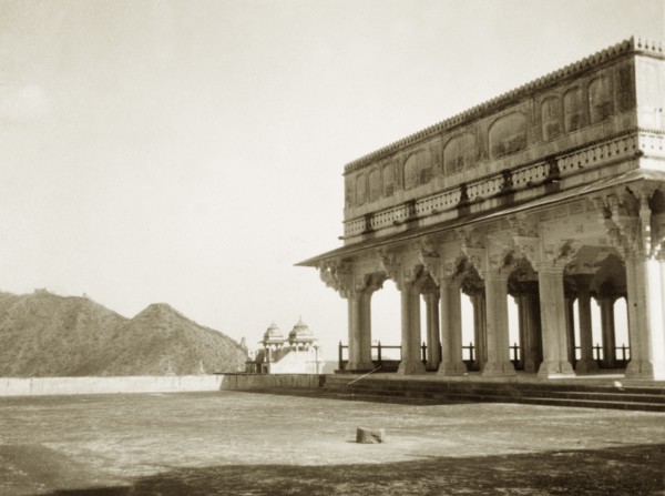 The Hall of Public Audience at Amber Fort. The Diwan-i-am (Hall of Public Audience) at Amber Fort,