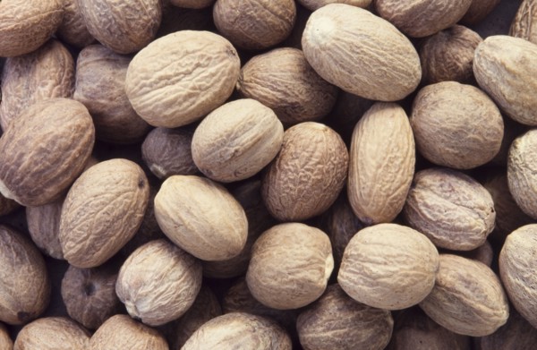 Nutmeg. Nutmeg (Myristica fragrans) is the seed of an evergreen tree indigenous to southeast Asia