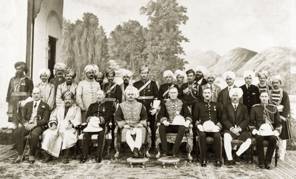 Sir Edward Maclagan and the Raja of Suket. Sir Edward Maclagan, Lieutenant Governor of the Punjab,