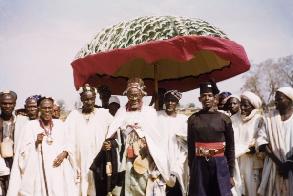 Visit of Ya Na Abdulai III. The King of Dagbon, Ya Na Abdulai III (r.1953-67), attends a
