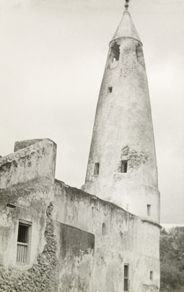 Friday Mosque at Shela. The Friday Mosque at Shela, built in 1829 and recognisable by its