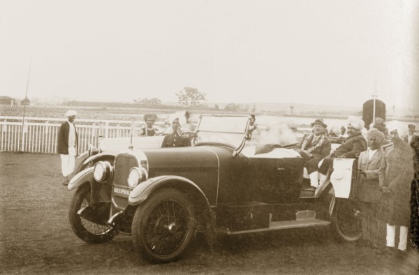 Maharajah of Kolhapur with the Acting Governor of Bombay. Sir Henry Staveley Lawrence, Acting