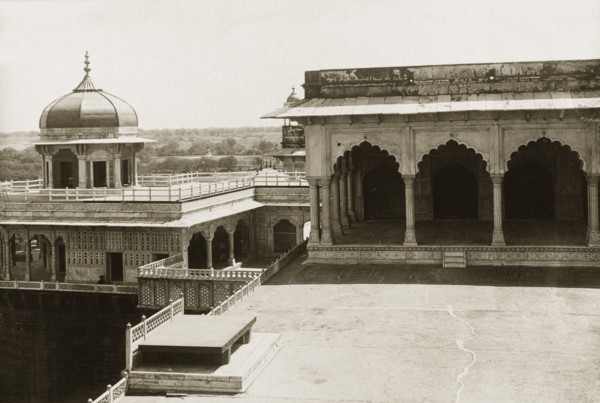 Musamman Burj at Agra Fort. View of the Musamman Burj, an octagonal tower with an open pavillon