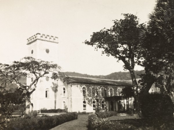 St. George's Anglican Cathedral, St Vincent. View of St George's Anglican Cathedral in Kingstown.