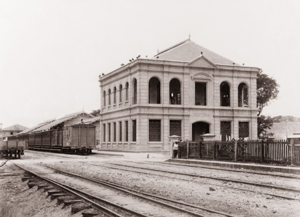 Trinidad Government Railway office building. View of the Trinidad Government Railways office