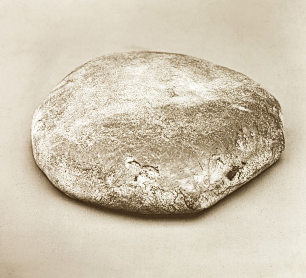 An Indian chapati . Close-up of a chapati, a type of Indian bread eaten as a staple food across the