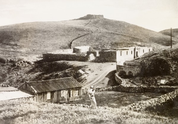 Good Samaritan Inn, Palestine. The Good Samaritan Inn in the Samaria mountain range, a traveller's