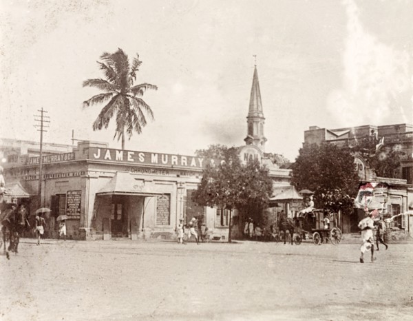James Murray & Co.' in Dalhousie Square. The original premises of 'James Murray & Co.' in Dalhousie