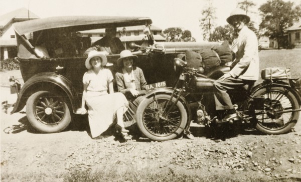 Socialising at the United Theological College. British colonists Netta Spence and Constance Boote