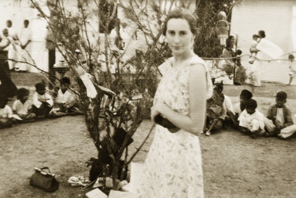 Portrait of a missionary's wife. Portrait of Joan Sargant, wife of Methodist missionary Reverend