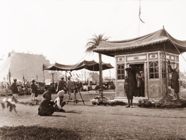 Patiala's camp at Coronation Durbar, 1903. View of Patiala's royal camp at the Coronation Durbar.