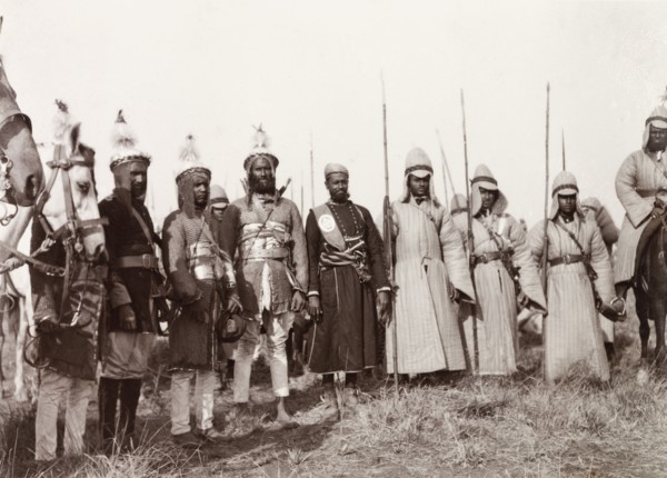 Kishengarh State's mounted infantry at Coronation Durbar, 1903. A regiment of Kishengarh State's