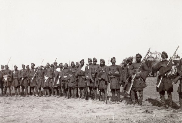 Irregular infantry at Coronation Durbar, 1903. An Indian irregular infantry unit at the Coronation