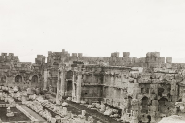Roman ruins at Baalbek. Part of the monumental Roman ruins at Baalbek, once one of the largest