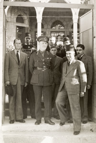Lord Gort visits Gaza. Lord Gort (centre), the newly appointed High Commissioner of Palestine and