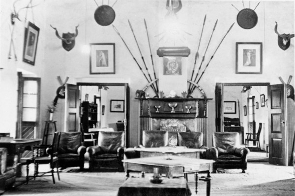 Drawing room at the Police Training School. Interior shot of the Mess inside the Police Training