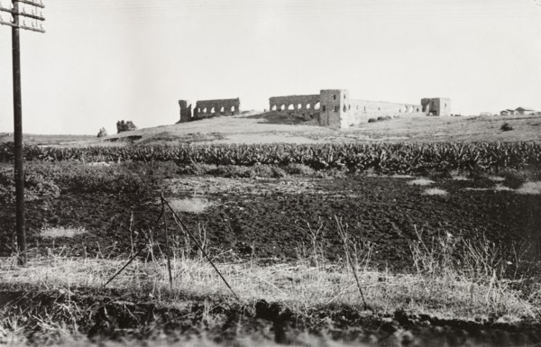 Roman ruins near Ras el Ain. The ruins of a Roman castle near Ras el Ain, taken during the Great