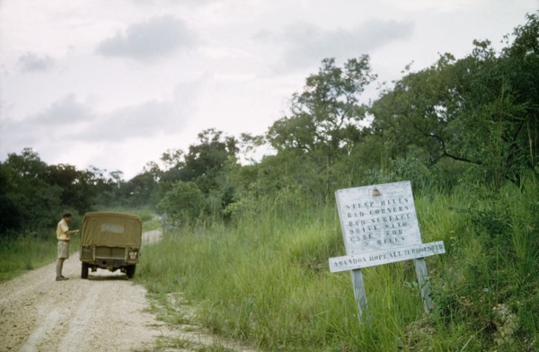 Abandon hope all ye who enter here'. Henry Osmaston (District Forestry Officer of the West Nile