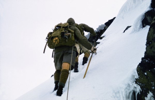 Pasteur and Webb climb Mount Speke. Mountaineers David Pasteur (a District Officer of the Overseas