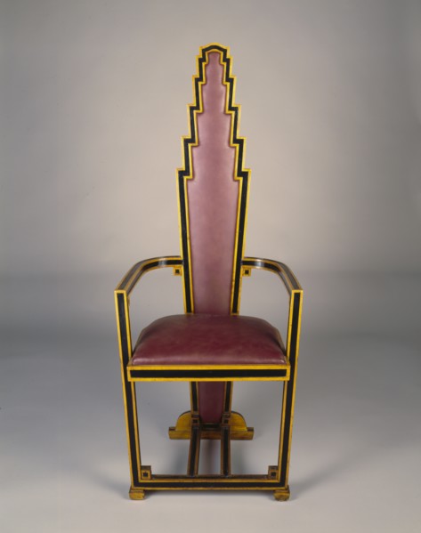 Armchair 1927. Created by Faidy, Abel, 1894-1965