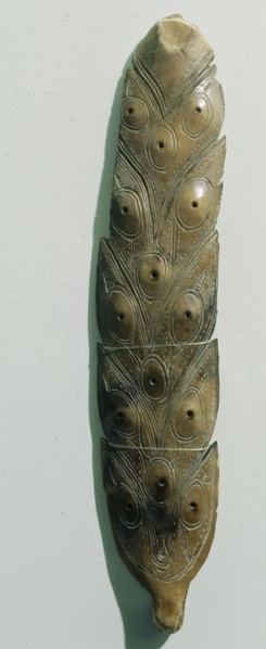 Ivory object carved in Old Bering Sea style
