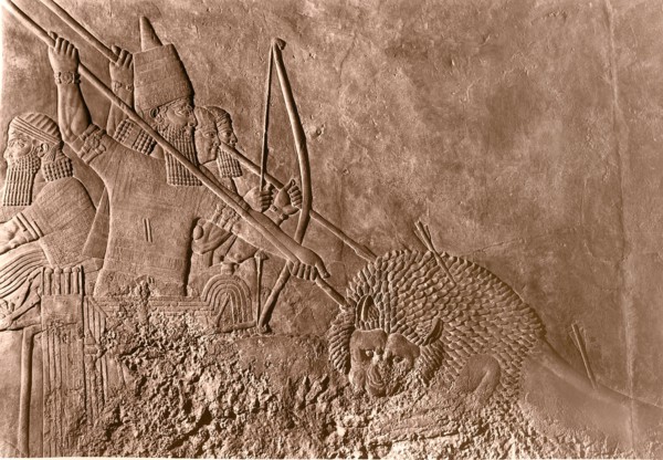 Stone relief from the Palace of Ashurbanipal