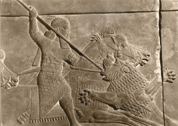 Stone relief from the Palace of Ashurbanipal