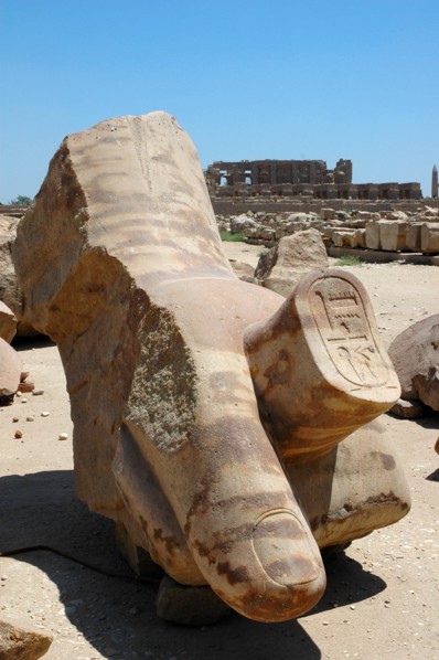 Fragment of hand from a giant statue
